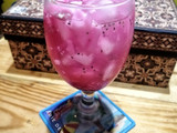 Es Sirup Jelly Kelapa dengan Chia Seeds