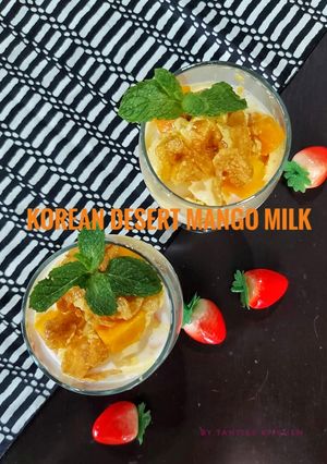 Foto resep Korean Desert Mango Milk