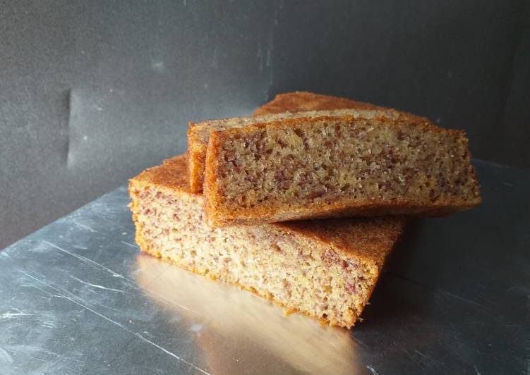 Bolu Pisang 1 Telur Moist, Lentur Tanpa Mixer