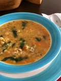 Arvejitas partidas con arroz