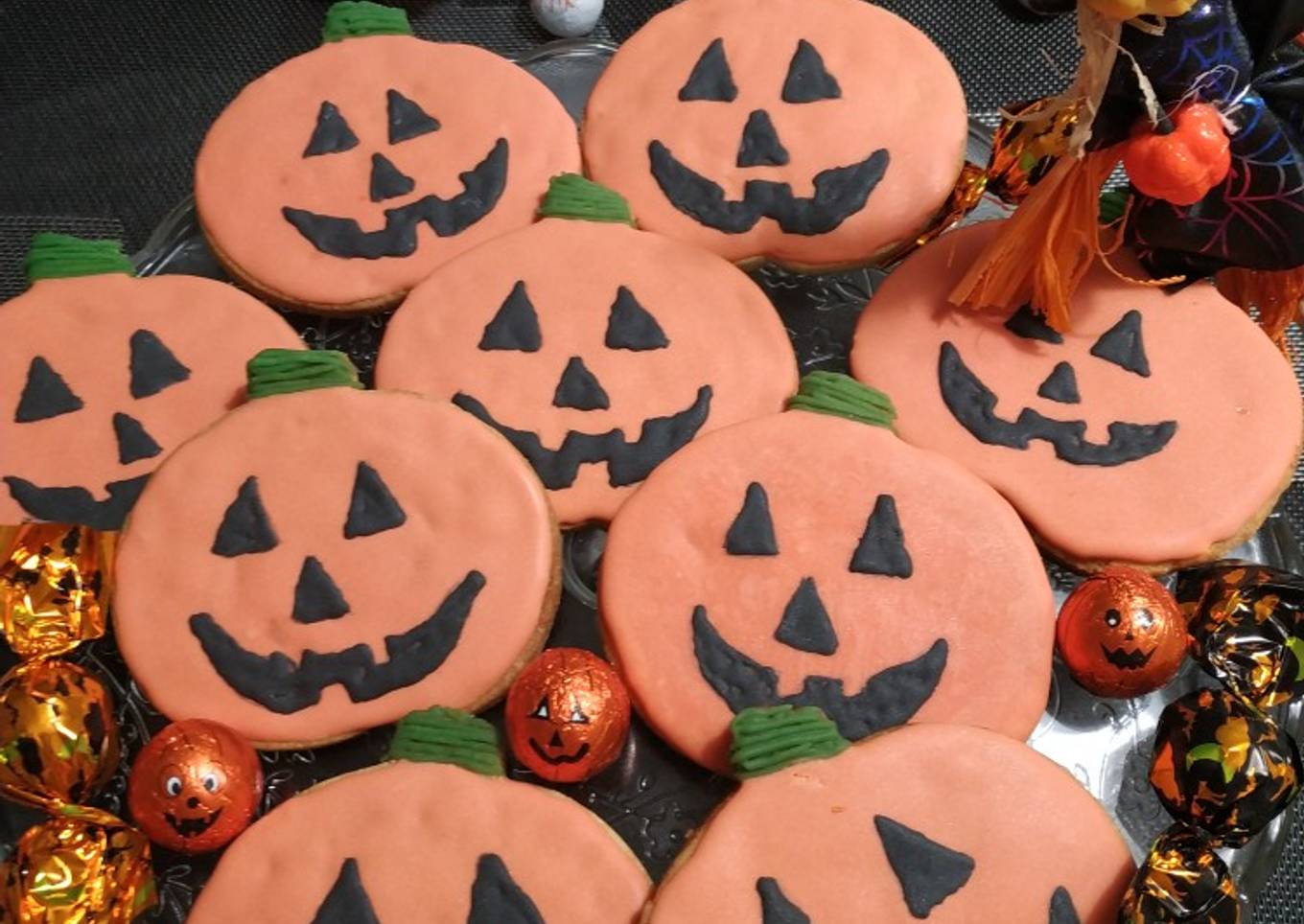 Galletitas Halloween: calabazas con un toque de canela