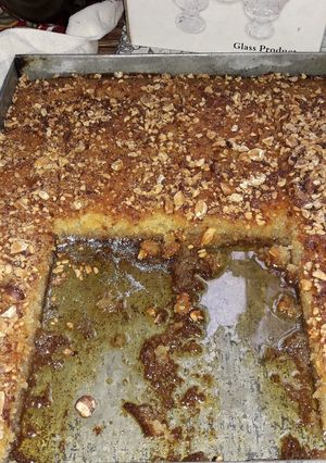 صورة لوصفة بسبوسة رائعة 🥰😋😋