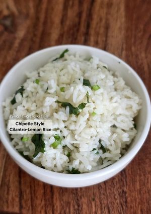 A picture of Chipotle Style Cilantro-Lemon Rice Recipe.
