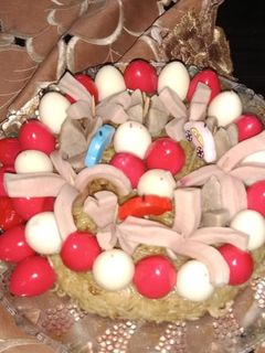 Foto resep Cake mie instan merah putih