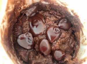 Una foto de Brownie saludable y rápido en taza