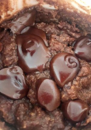 Una foto de Brownie saludable y rápido en taza