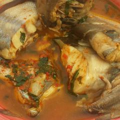 A picture of Fish pepper soup.