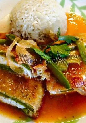 Una foto de Nopales rellenos😋