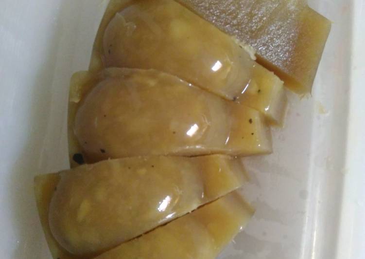 Cara Gampang Membuat Agar agar ubi jalar gula kelapa yang Lezat Sekali