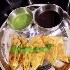 Potato Stuffed Besan Cheela A picture of Potato Stuffed Besan Cheela.