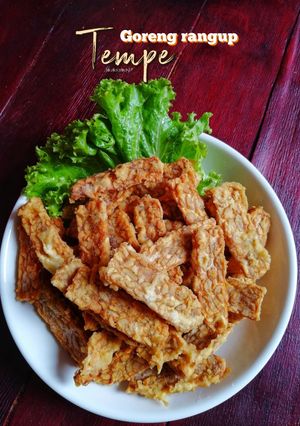 Gambar Tempe Goreng Rangup