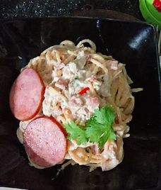 mì ý sốt kem bơ