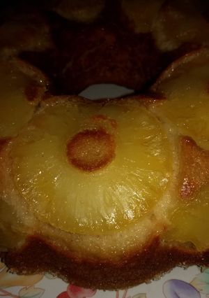 Una foto de Torta invertida de Ananá