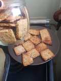 Crackers au sésame et blé complet