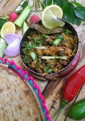 A picture of Achari Methi kadu.