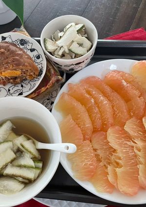 A picture of Pomelo Peel Tea.