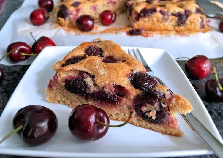 Simple Way to Make Ultimate Summer cherry cake