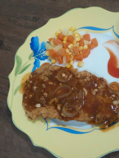 Foto resep Crispy Chicken Steak w/ Barbeque Sauce *Kilat aLa BunDev