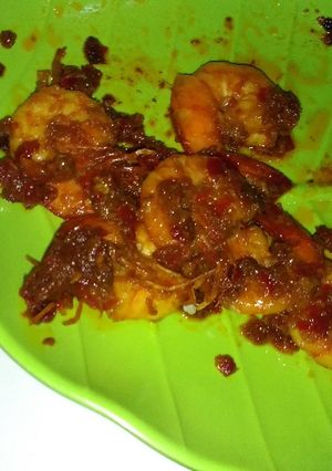 Foto resep Udang pedes nampol