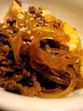 Super Easy Nikudofu with Sukiyaki Sauce