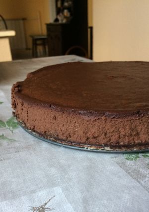Csilis-csokis sajttorta recept fotója