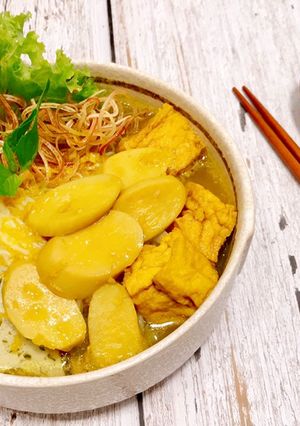 Hình của món Bún ngải miền Trung.