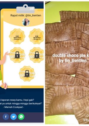 Foto resep 42. Double choco pie kw