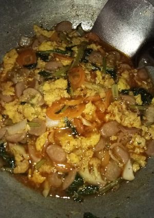 Foto resep Capcay goreng nyemek pedes