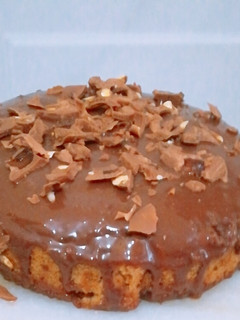 A picture of Eggless chocolate cake.
