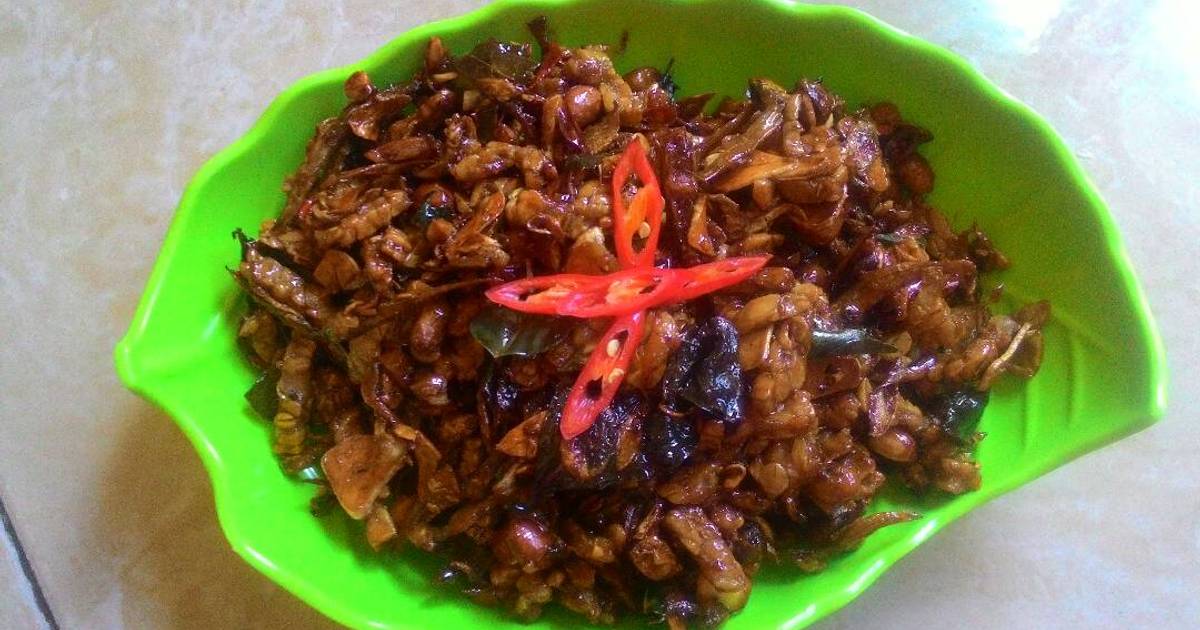  Resep  Kering  tempe pedas  manis oleh Ainun Sulifiani Cookpad