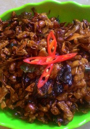 Foto resep Kering tempe pedas manis