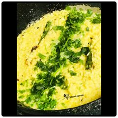 Dal mash cooked with milk A picture of Dal mash cooked with milk.