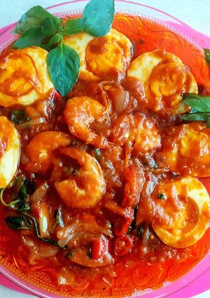 Foto resep Udang Saos Padang kemangi