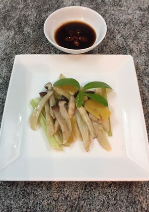 Hình của món Nấm hấp.