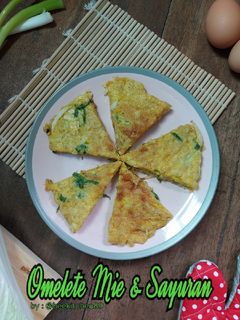 Foto resep Omelete Mie + Sayuran