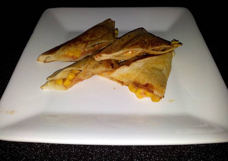 cheese and corn toast (toastie)