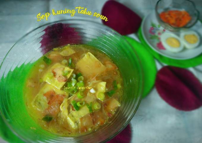 Cara Gampang Menyiapkan SOP (kuning-tahu&amp;soun) yang Lezat