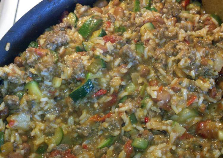 Steps to Prepare Perfect Spicy mexican style zucchini casserole