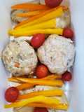 Husband made wife's protein lunch box