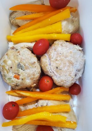 Gambar Husband made wife's protein lunch box