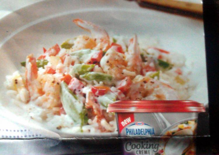 Recipe of Quick Creamy Shrimp and Rice