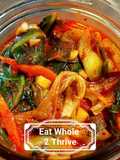 Spicy Collard Kimchi/lacto-fermentation