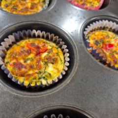 A picture of Cupcake Quiches.