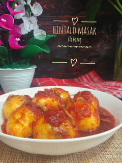 Foto resep Hintalo Masak Habang (Telur masak merah)