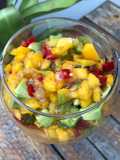 Ceviche de mango y palta