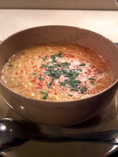 A picture of Pumpkin Soup.