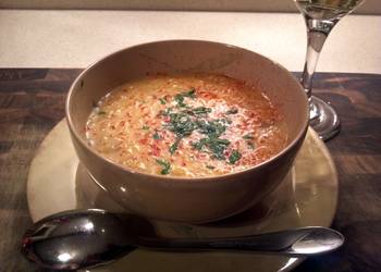 The New Way Serving Recipe Pumpkin Soup Most Delicious