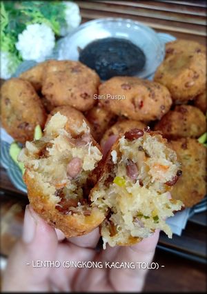 Foto resep Lentho (Singkong Kacang Tolo)