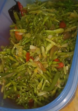Foto resep Tumis Bunga Pepaya Ebi 🦐