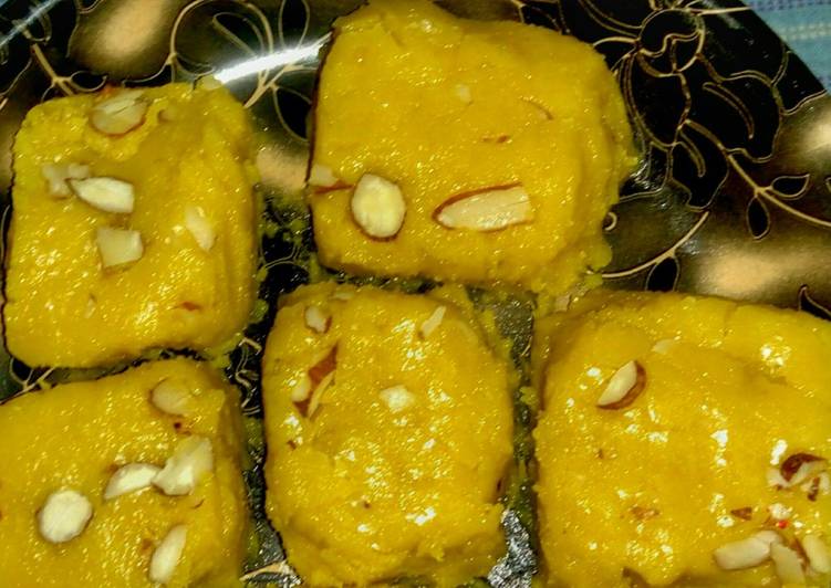 Easiest Way to Quick Appetizing Besan Ki Barfi